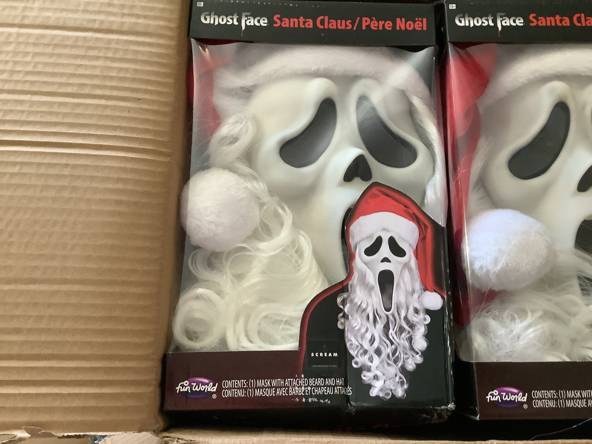 Ghost Face Santa Mask