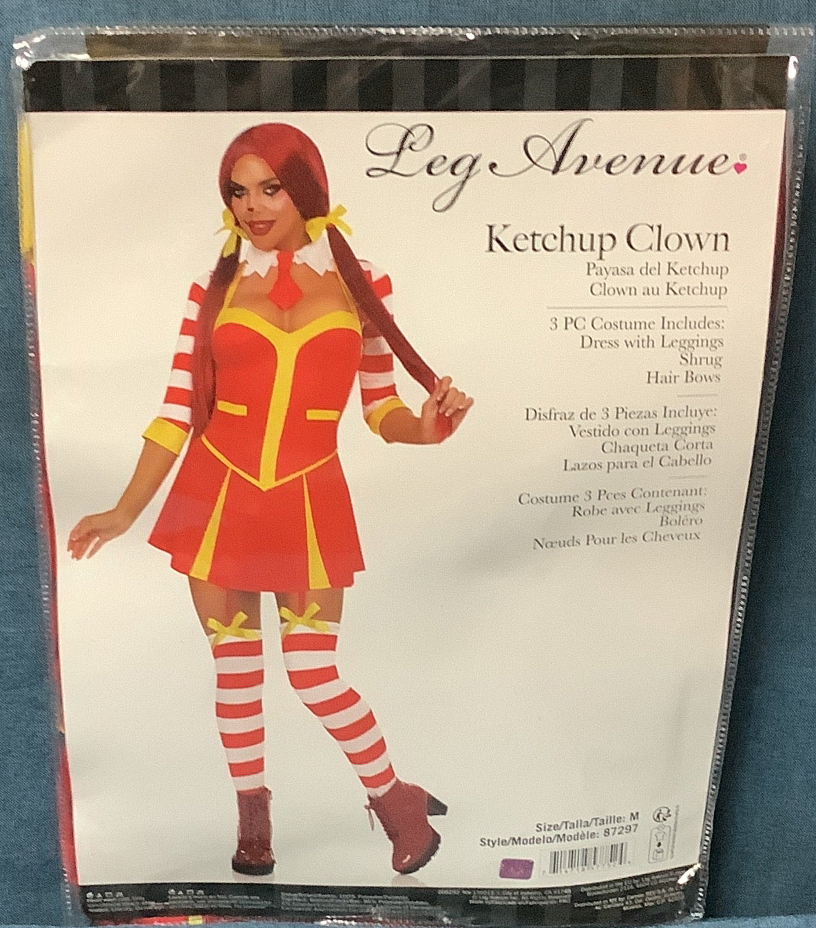 Ketchup Clown - Adult Medium