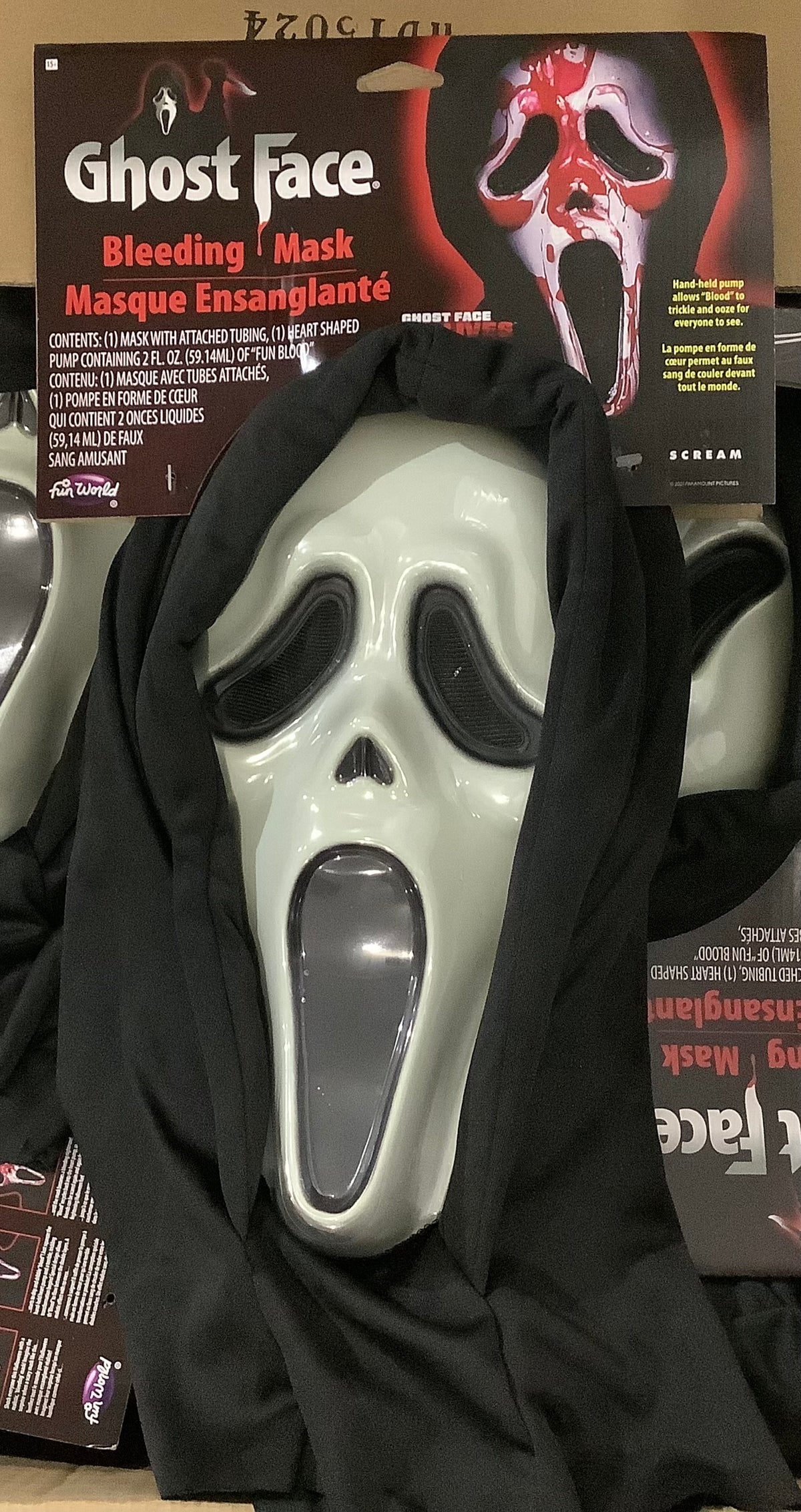 Ghost Face Bleeding Mask