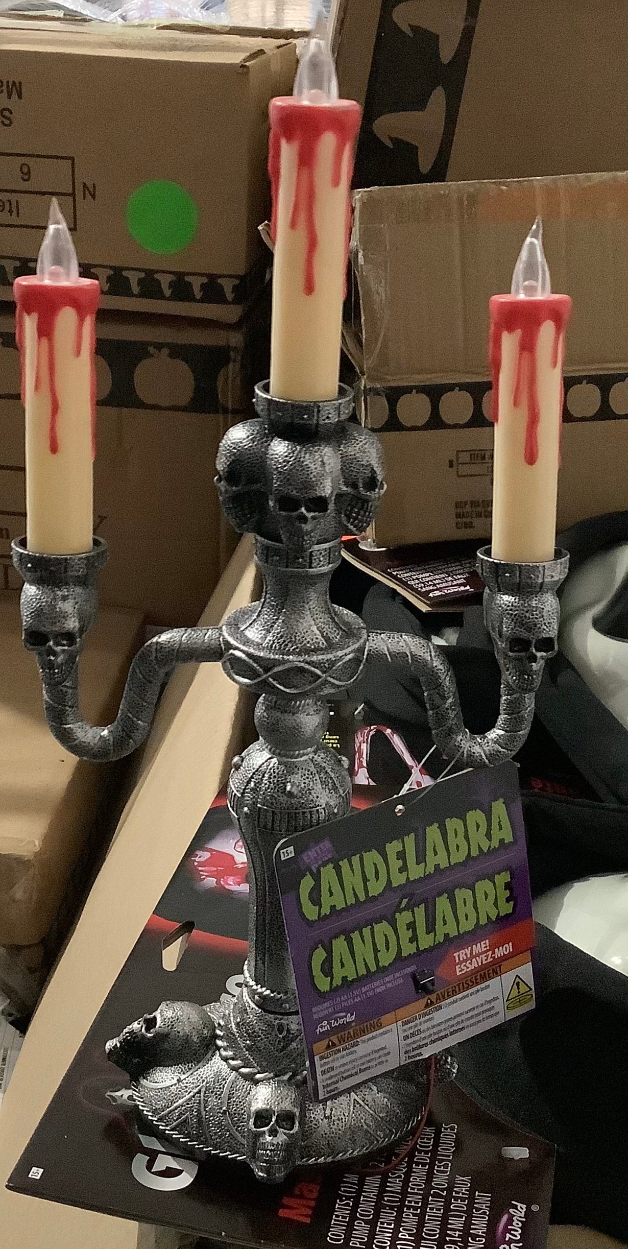 *14” Candelabra LED Flames