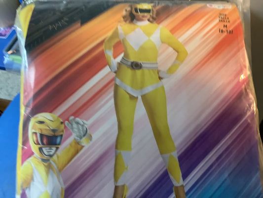 Yellow Power Ranger Deluxe - Adult Small (4-6)