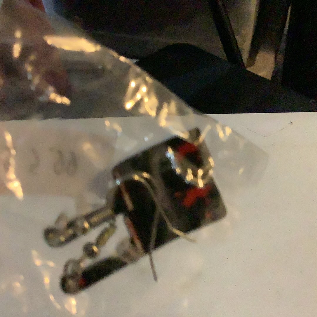 Black Cleaver Earrings