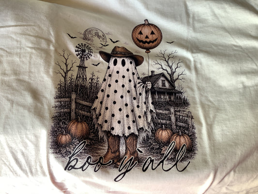 Boo Y’all (Cream) -Adult 2XL