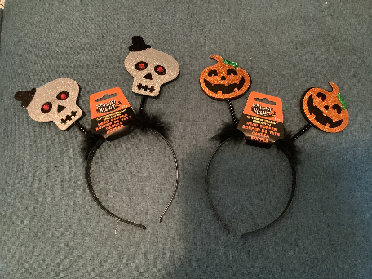 Fright Night - Assorted Glitter Head Bopper Headband