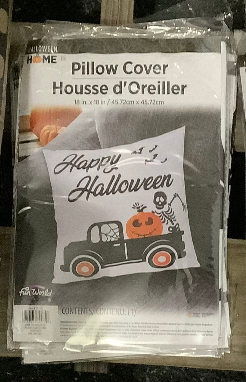 *Halloween Pillow Covers - Asst