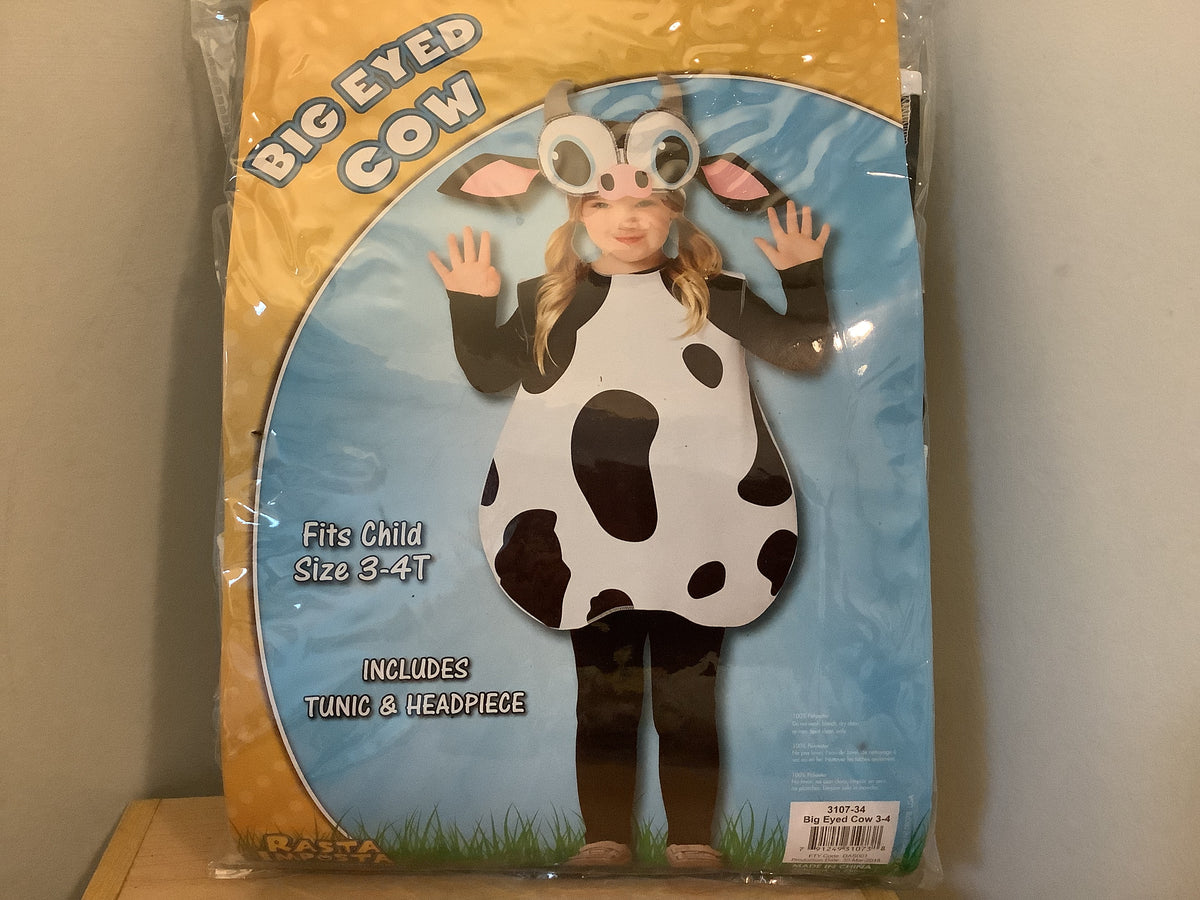 Big Eyed Cow Costume - Toddler 3T-4T