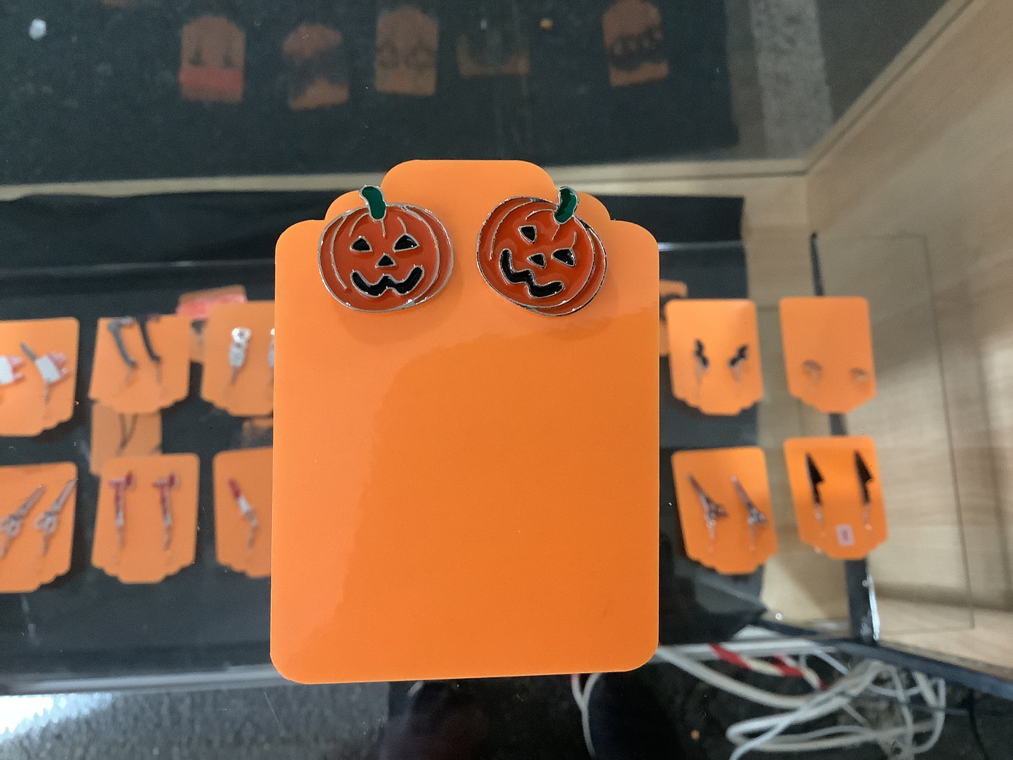 Pumpkin Post Earrings