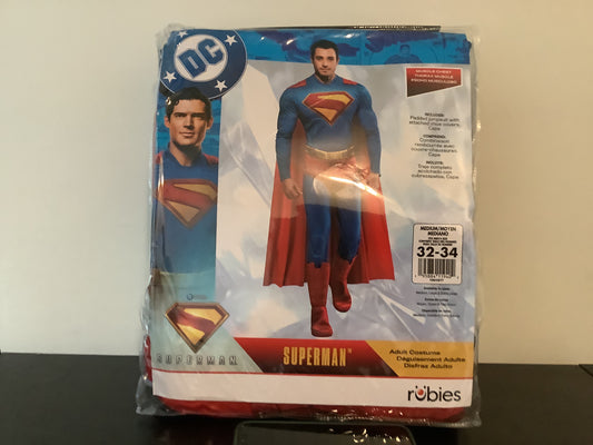 DC Superman Deluxe - Adult Medium (34-36)
