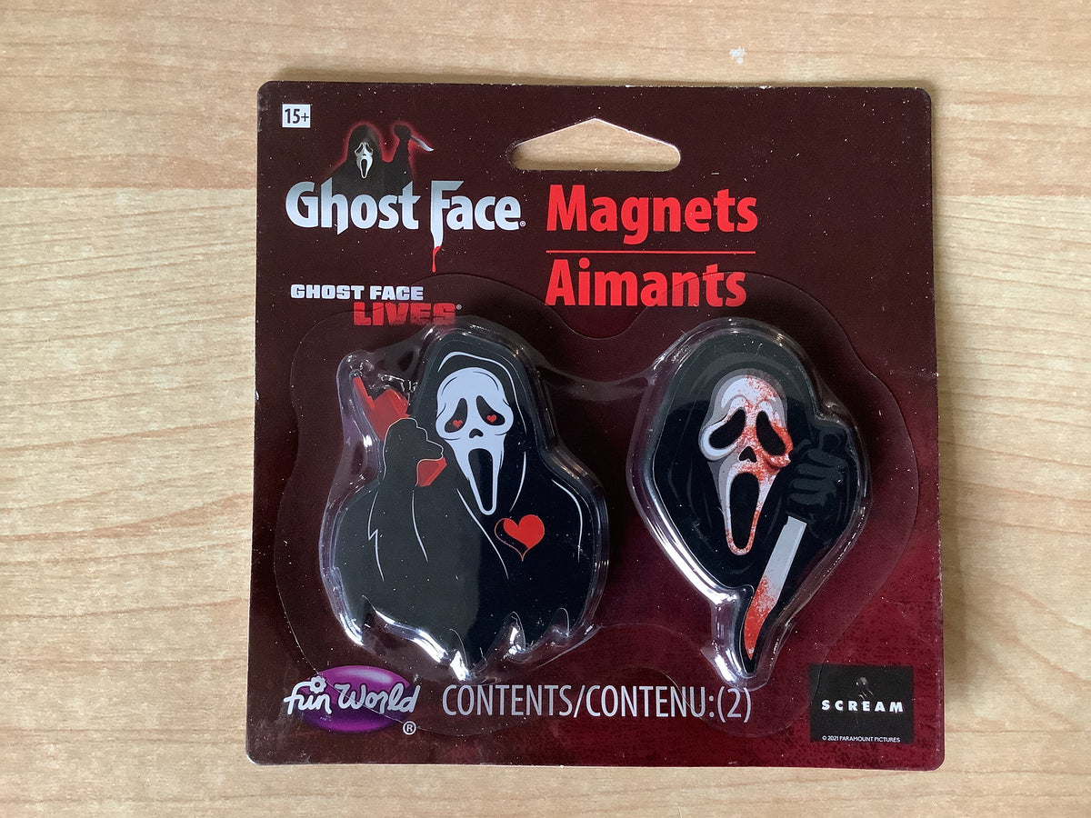 Ghost Face Magnets - 2pk