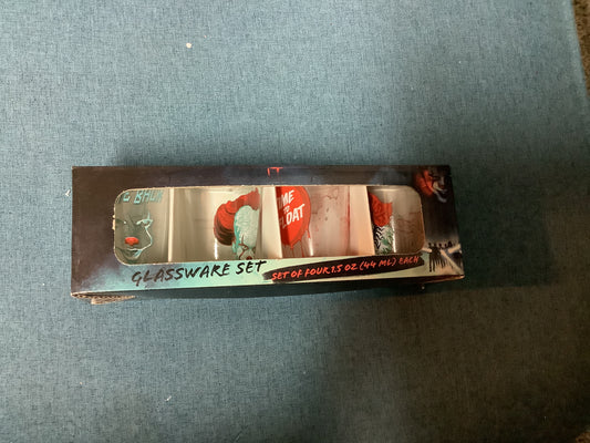 4 pc Pennywise Shot Glasses