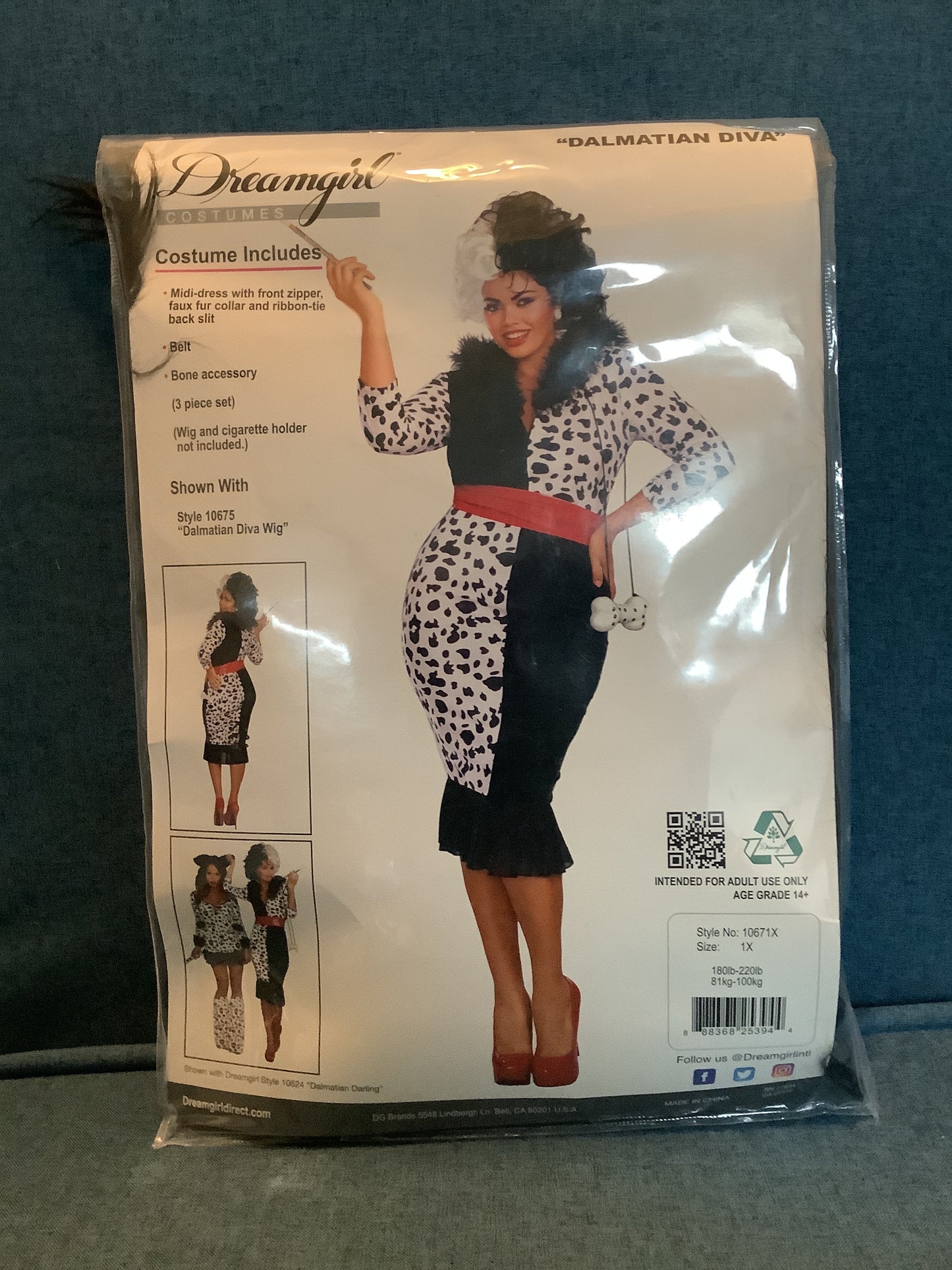 *Dalmatian Diva - Adult 1X