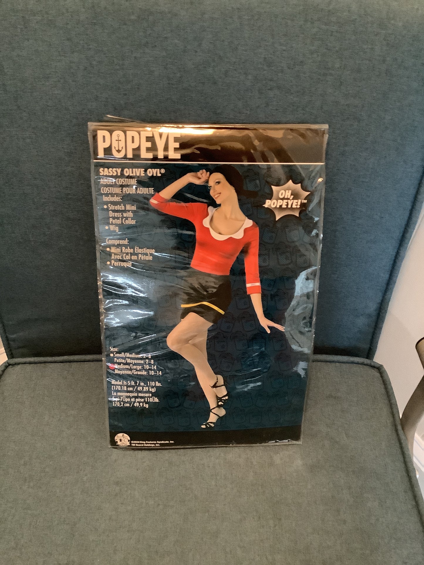 *Sassy Olive Oyl Popeye Adult Meduim