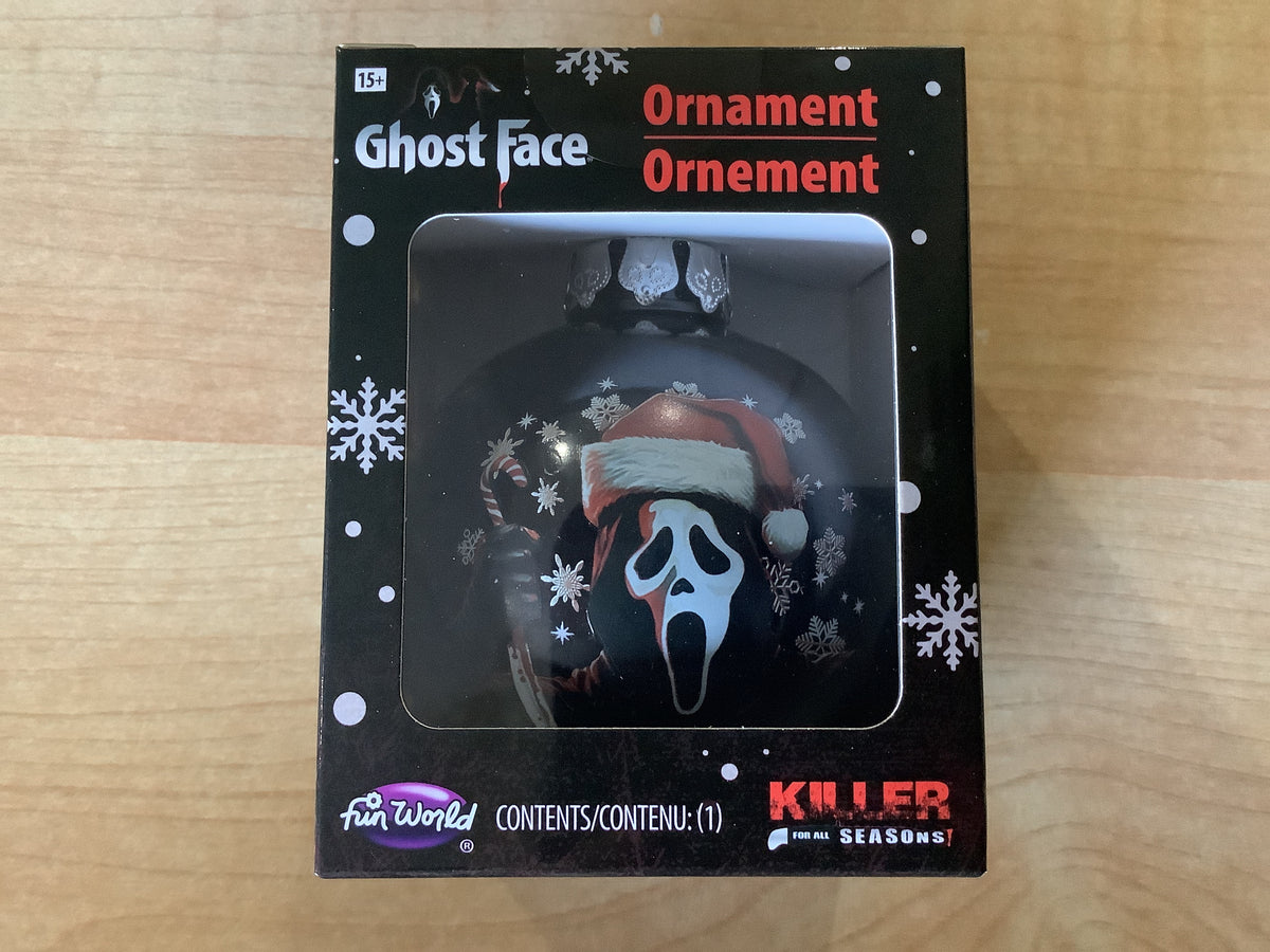 Ghost Face Printed Ornament