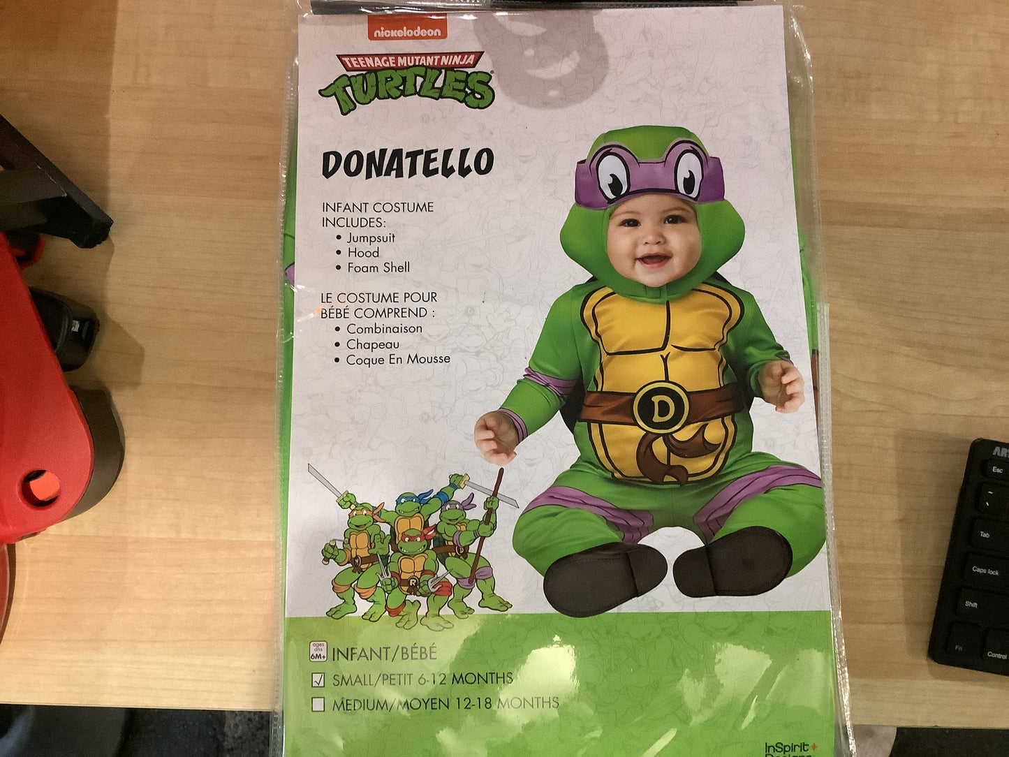 *TMNT Donatello - Infant Medium(12-18mo)