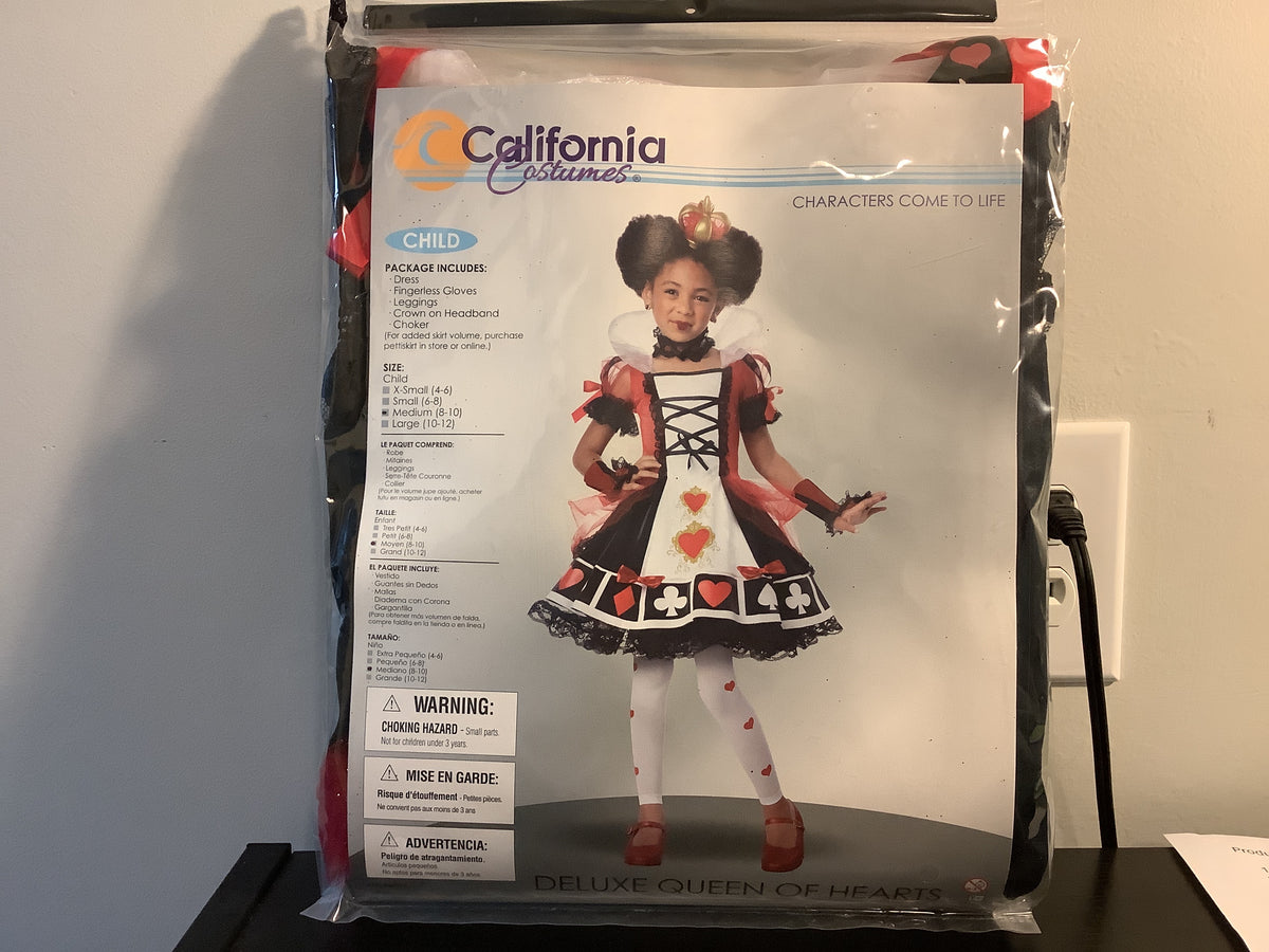 Deluxe Queen of Hearts - Child S (6-8)