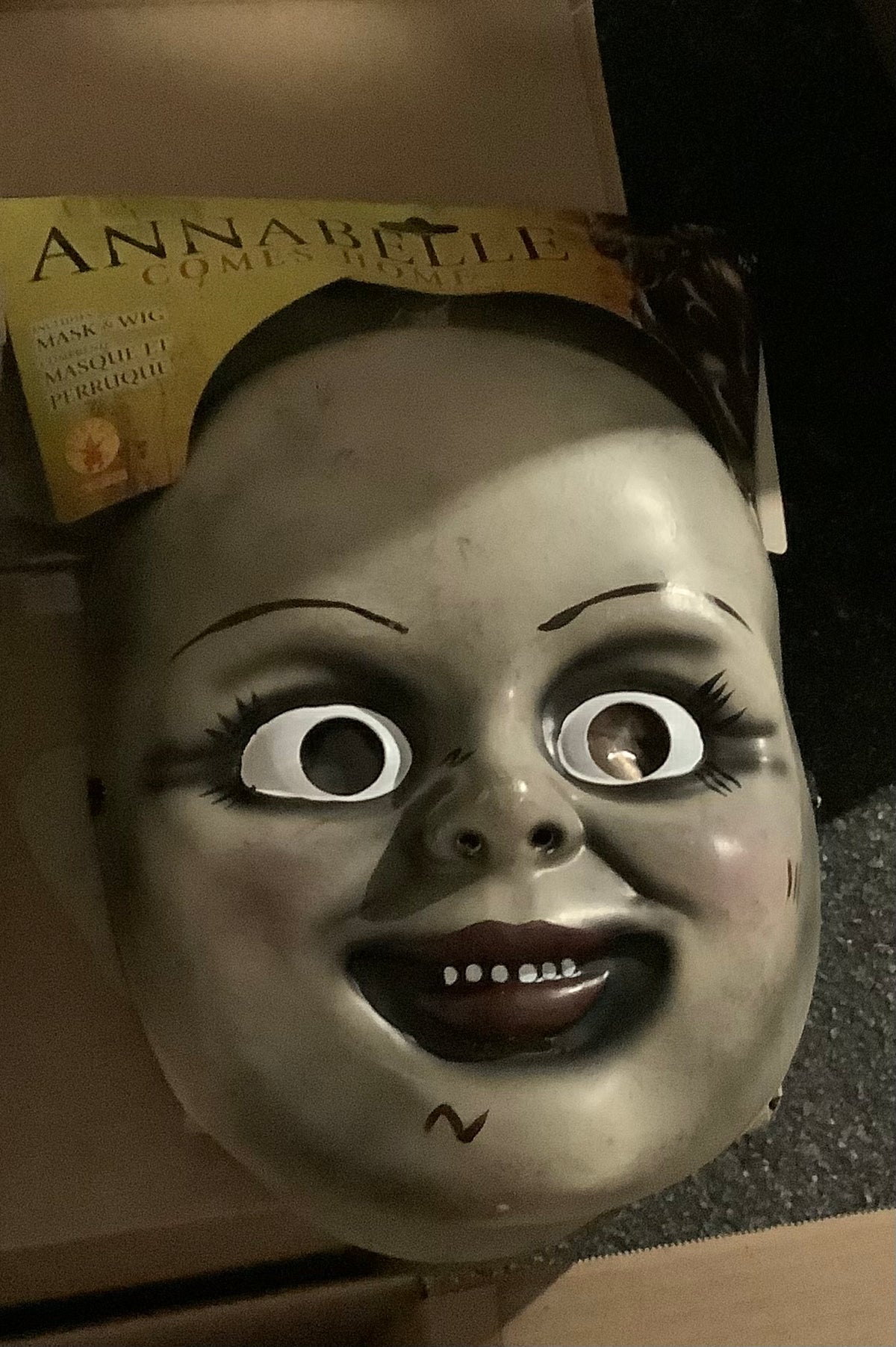 Annabelle Comes Home Mask and Wig