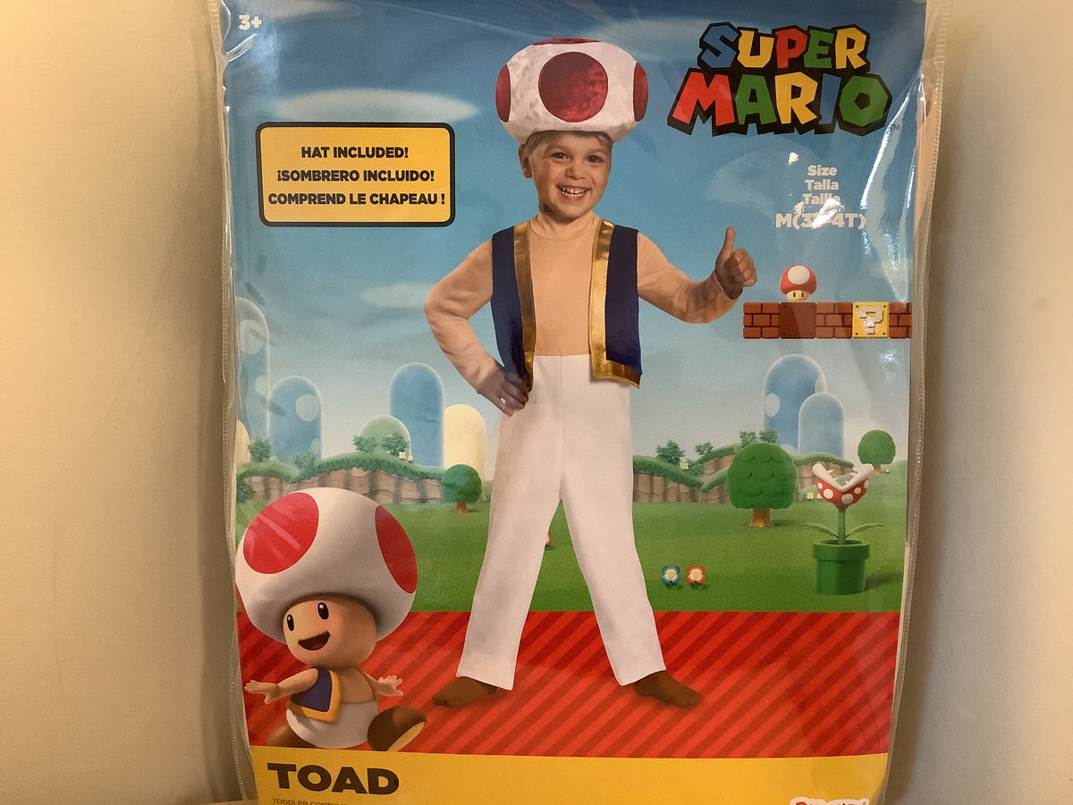 Super Mario - Toad - Toddler Medium (3T-4T)