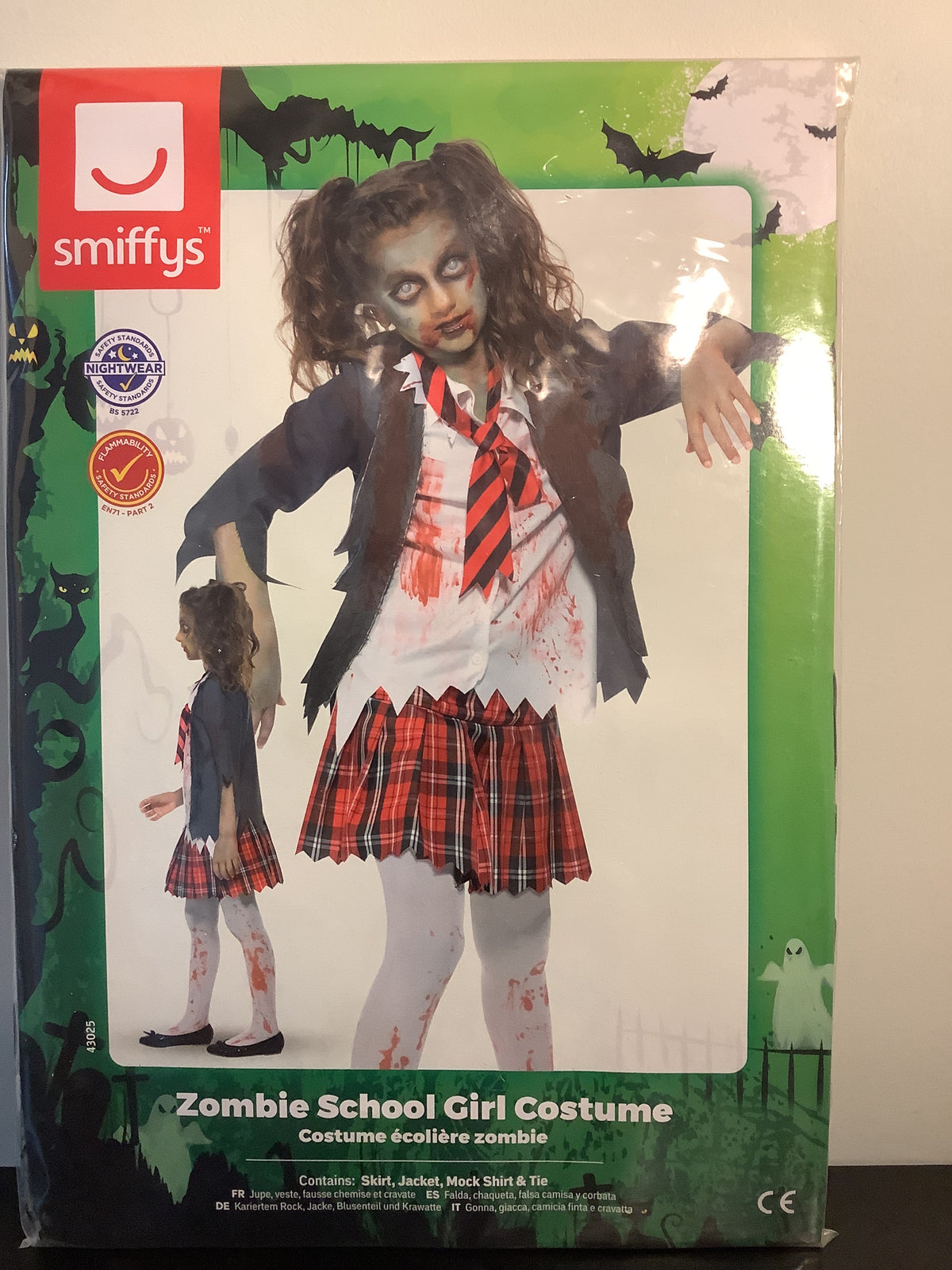 Zombie School Girl - Child (M)