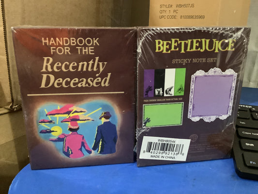 Beetlejuice Handbook for Recently Deceased Sticky Note Set