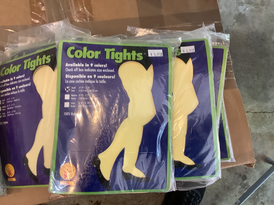 Adult Tights - Yellow - Large