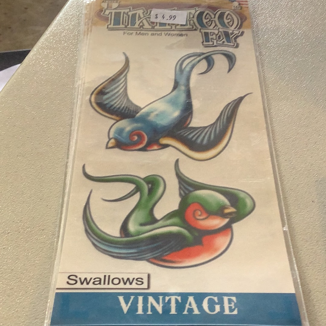 *Tattoo FX - Swallows