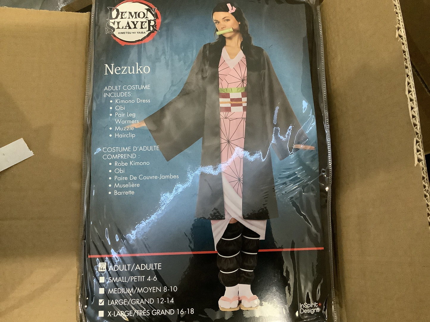 Demon Slayer Nezuko - Adult Large (12-14)
