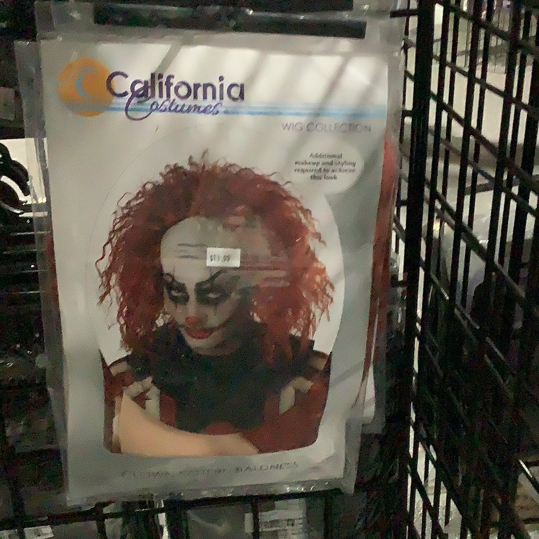 Clown Pattern Baldness Wig