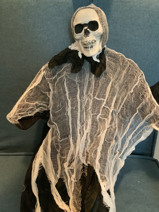 Fright Night - Hanging skeleton w/shroud