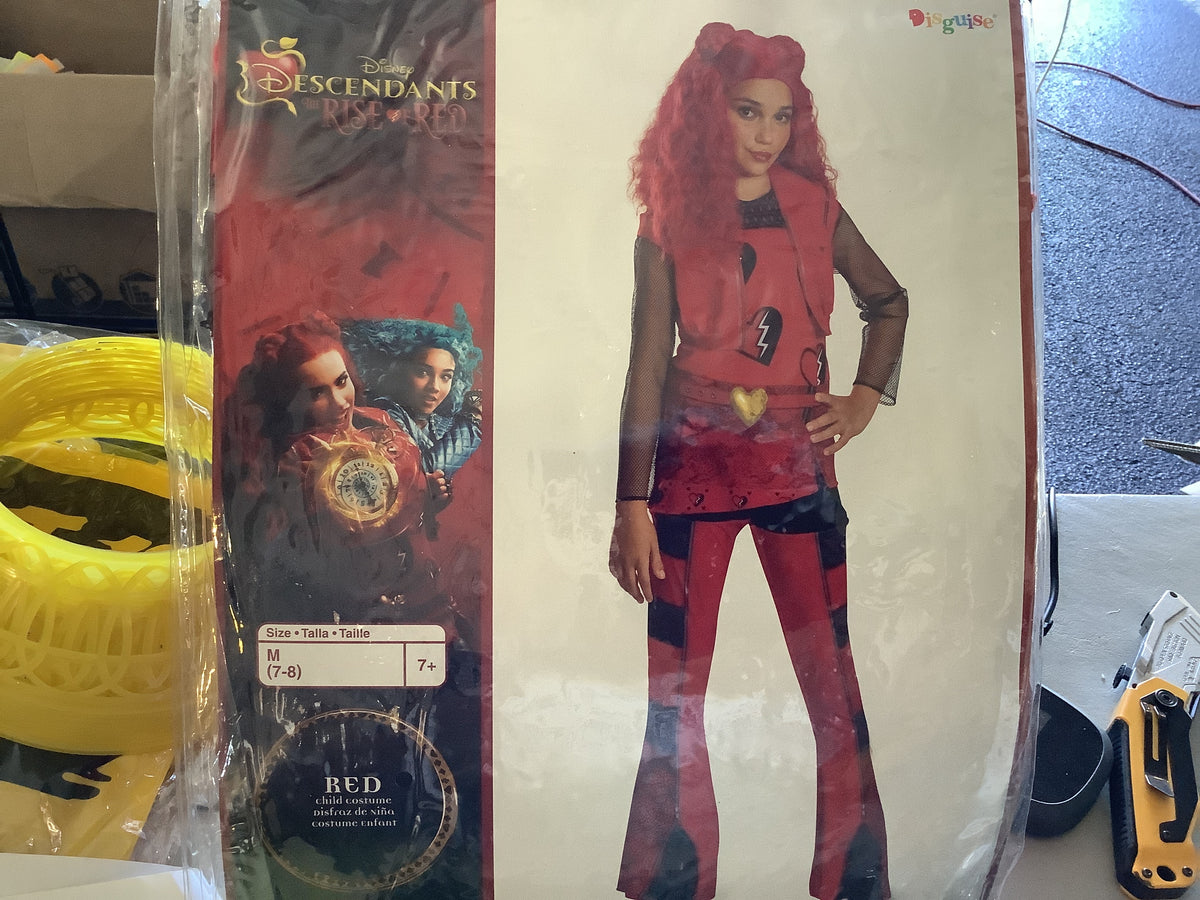 Disney Descendants - Red - Child Medium (7-8)