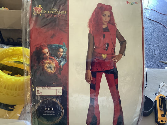 Disney Descendants - Red - Child Medium (7-8)