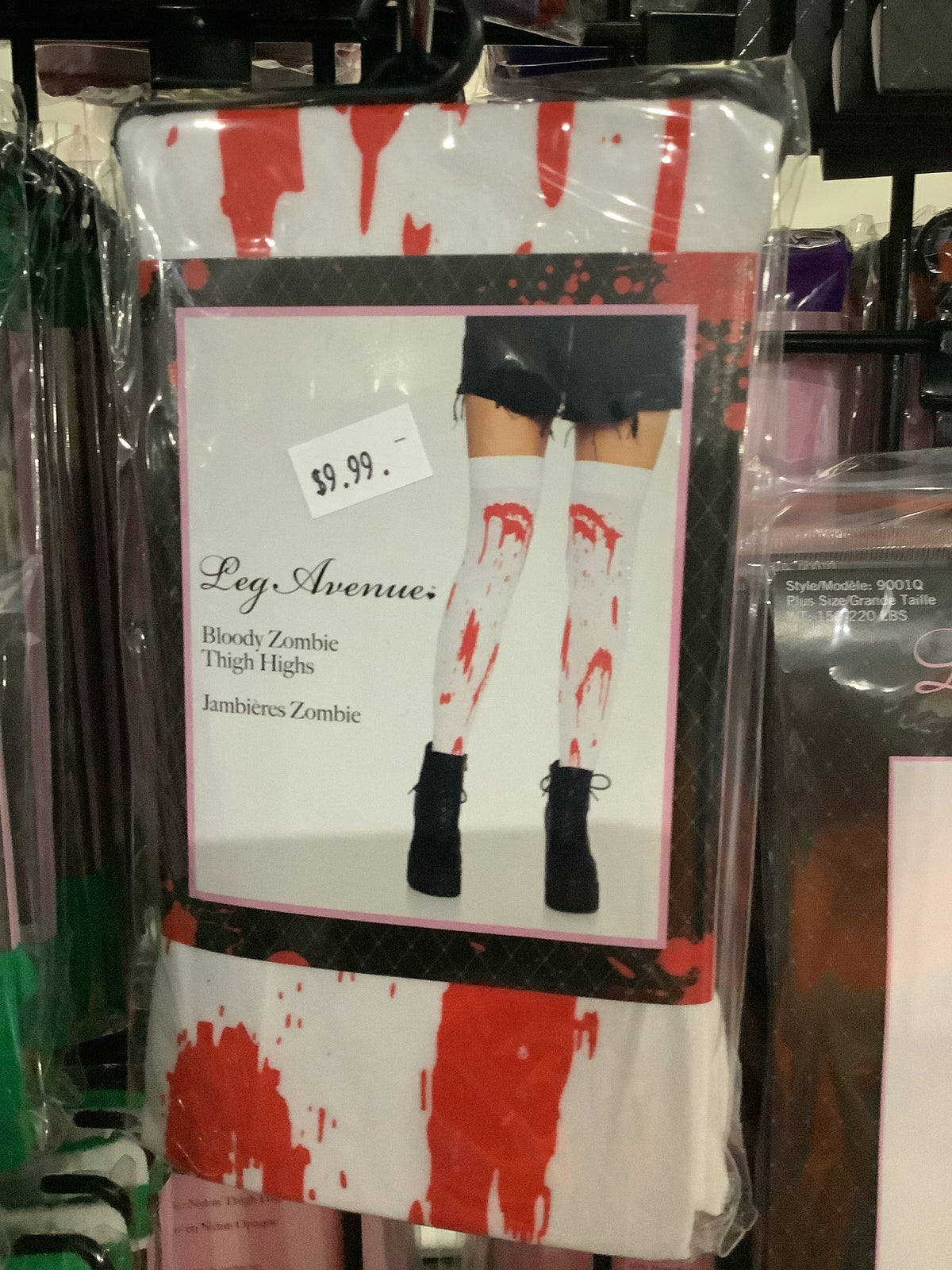Bloody Zombie Thigh Highs - Leg Ave