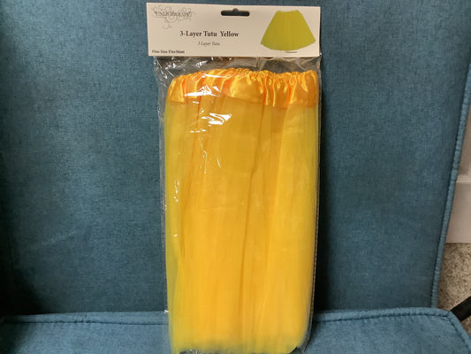 3-Layer Tutu - Yellow - Child One Size