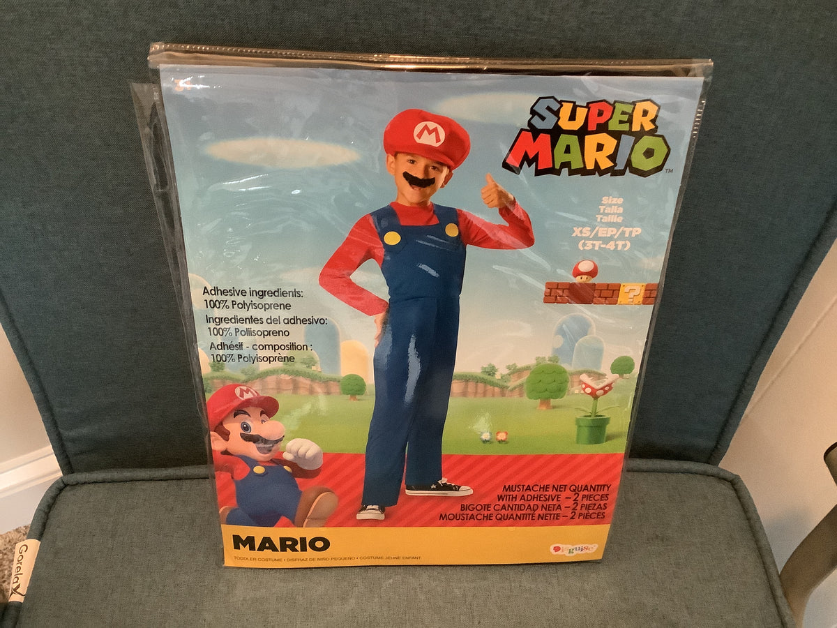Super Mario - Mario - Toddler XS (3T-4T)