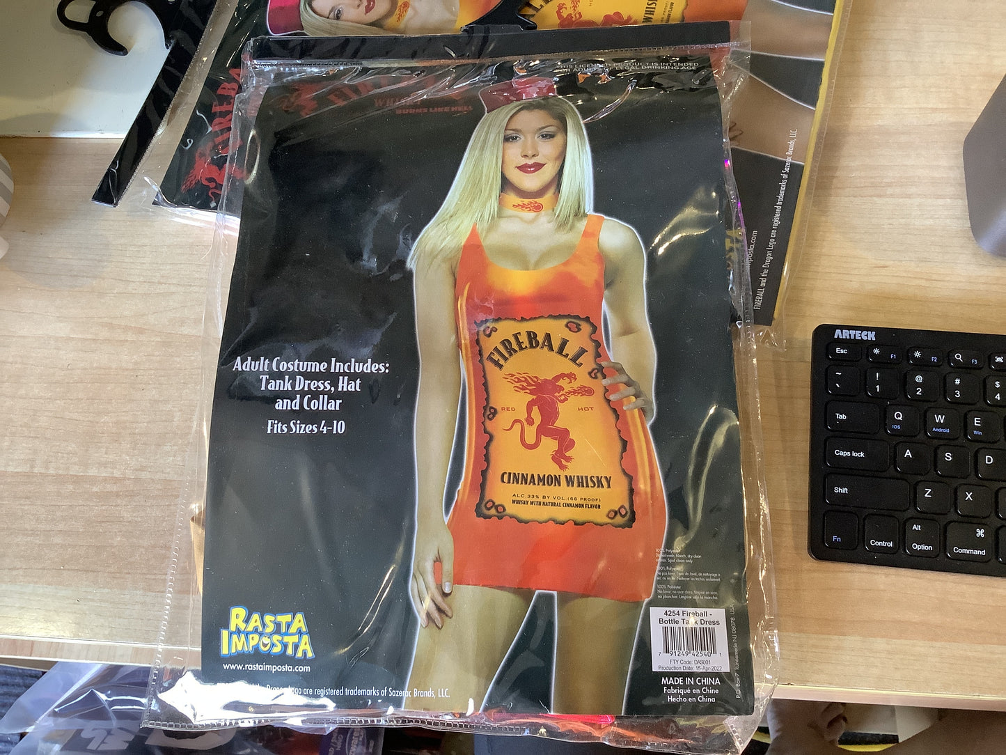 *Fireball Costume - Women’s Small/Medium (4-10)