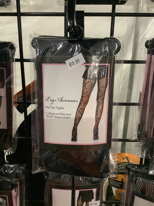 Bat Net Tights - Black - One Size