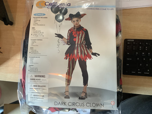 *Dark Circus Clown - Child X-Large (12-14)
