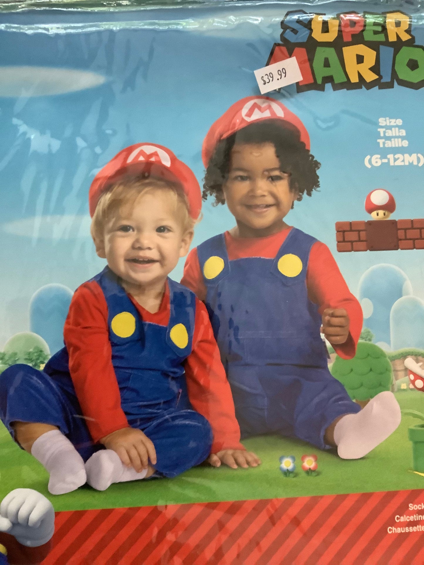 *Super Mario - Mario - Infant Deluxe (6-12M)