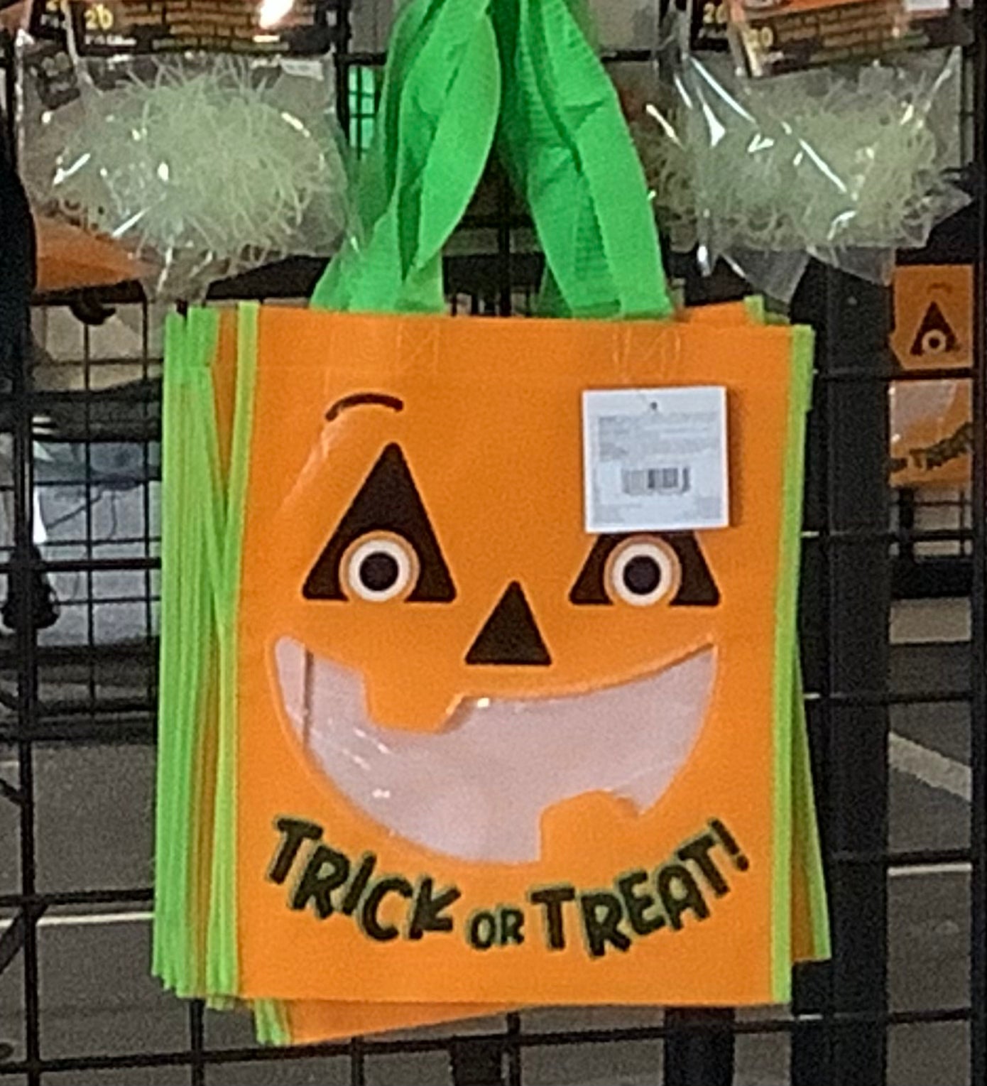 Pumpkin Trick or Treat Bags