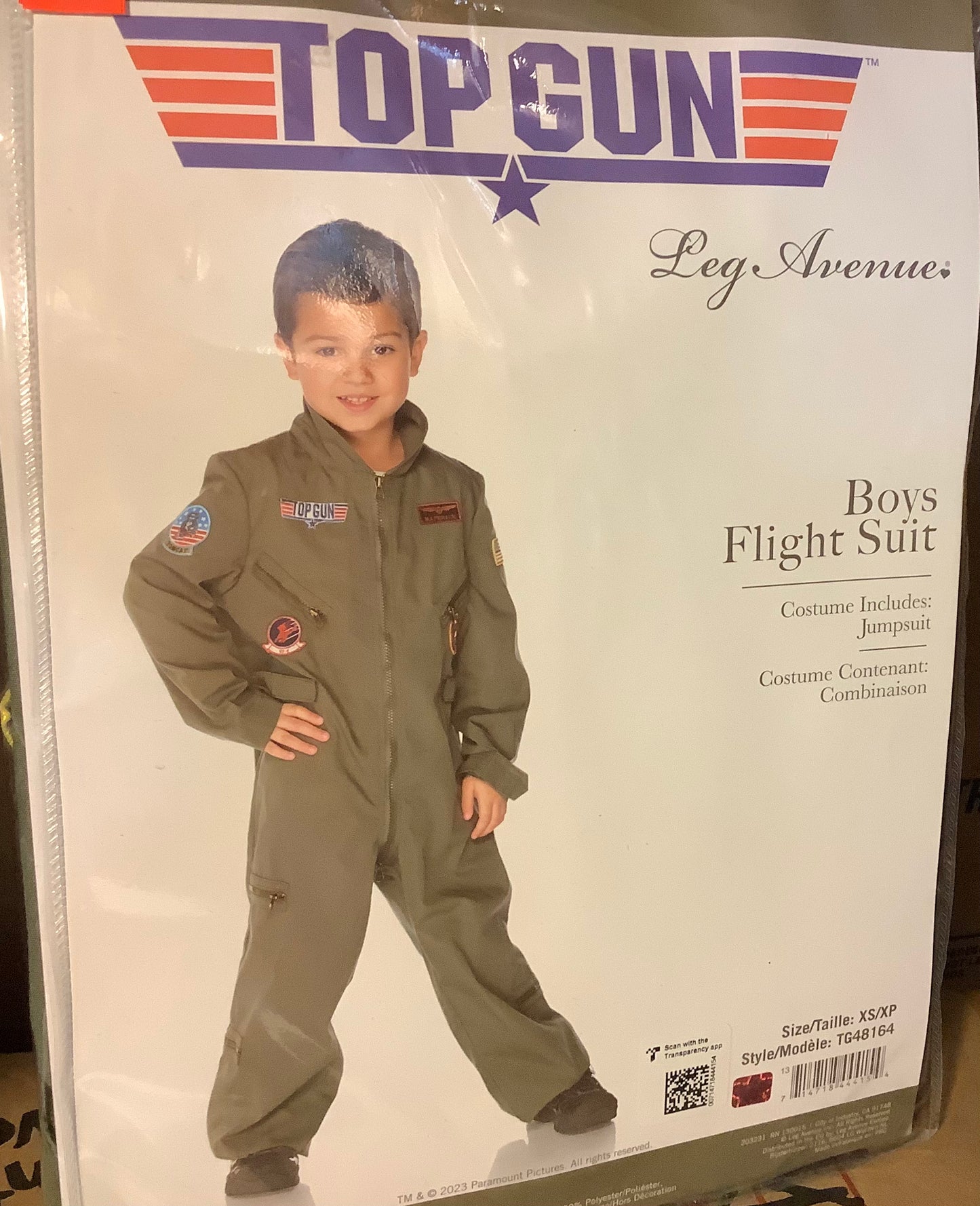 Top Gun Boys Flight Suit - Child