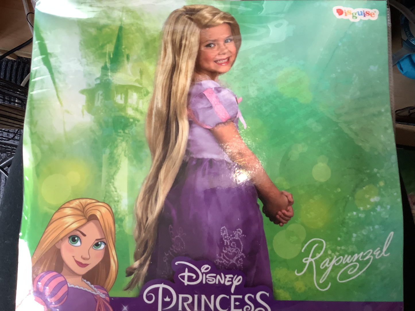 Tangled Rapunzel Wig - Child OS
