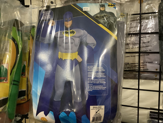 *DC -Batman - Blue - Adult Medium (38-40)