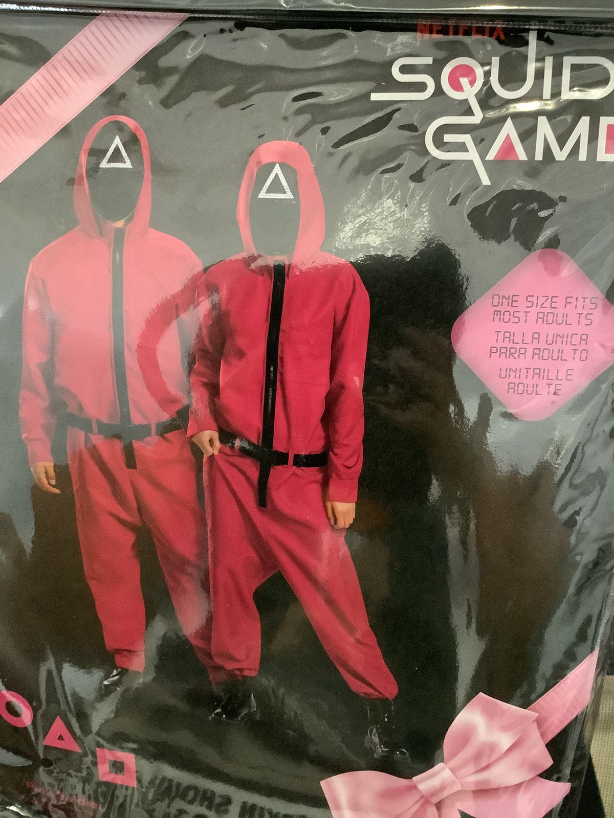 Squid Games Triangle Guard Pink Suit - Adult L/XL
