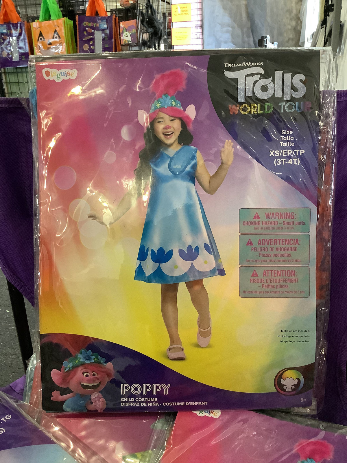 DreamWorks Trolls World Tour - Poppy - Child Small (4-6x)
