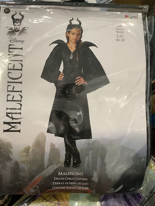 *Disney Maleficent Deluxe Costume - Child Large (10-12)