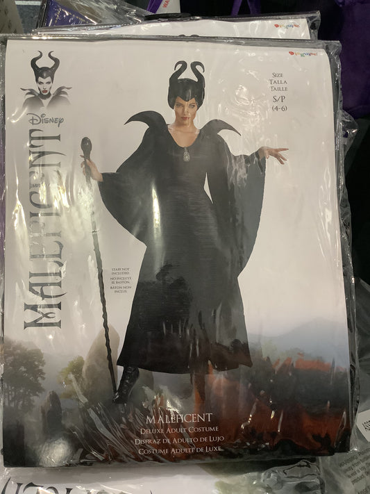 *Disney Maleficent Deluxe Costume - Adult Small (4-6)