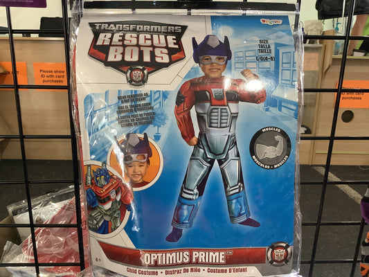*Transformers Rescue Bots - Optimus Prime - Toddler Large (4-6)