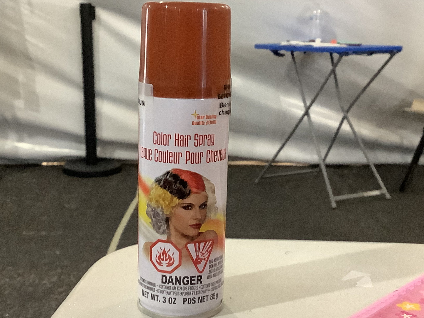 Bright Color Hair Spray - Brown