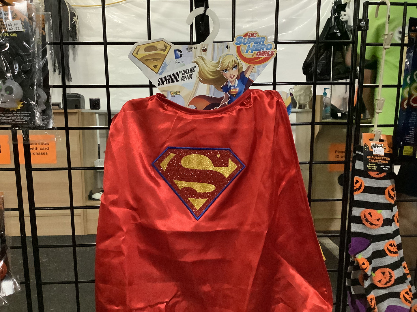 DC Super Hero Girls - Supergirl Cape & Skirt - Child Small (4-6)