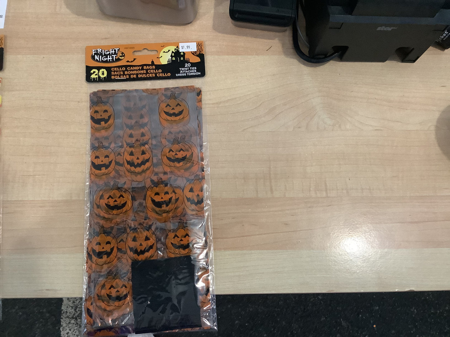 *Cello Candy Bags 20pkg - Fright Night