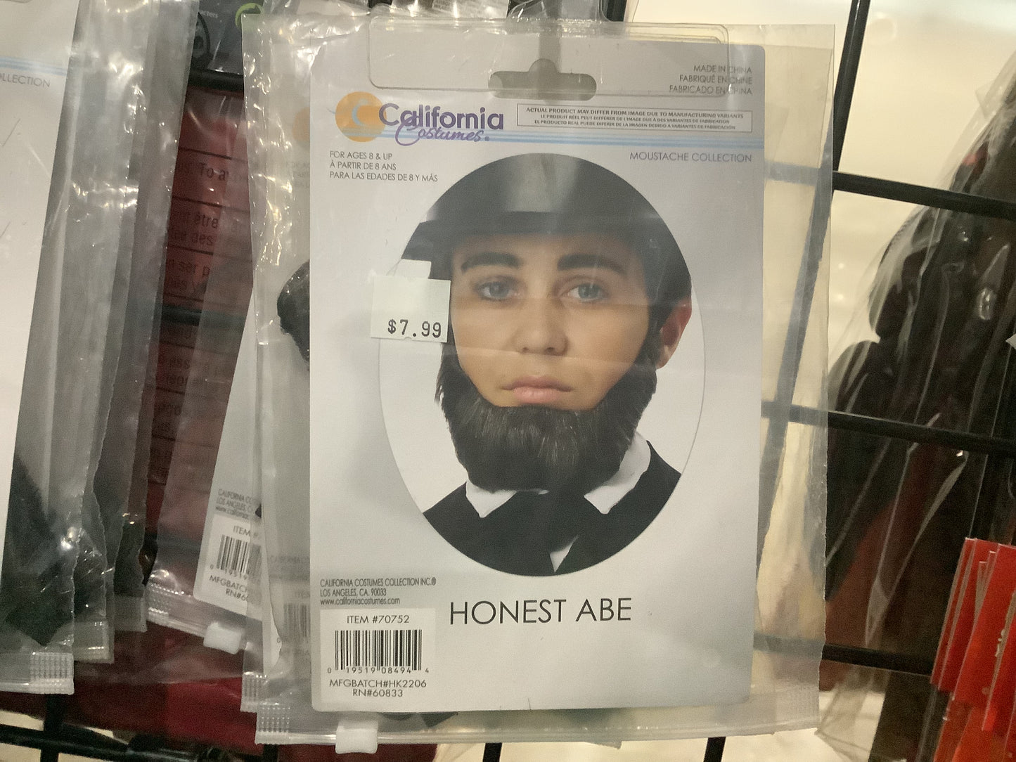 Honest Abe Moustache- Child